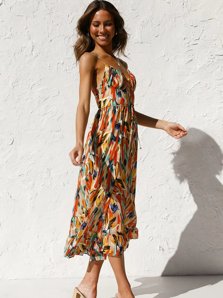 Isla Floral Print Sundress
