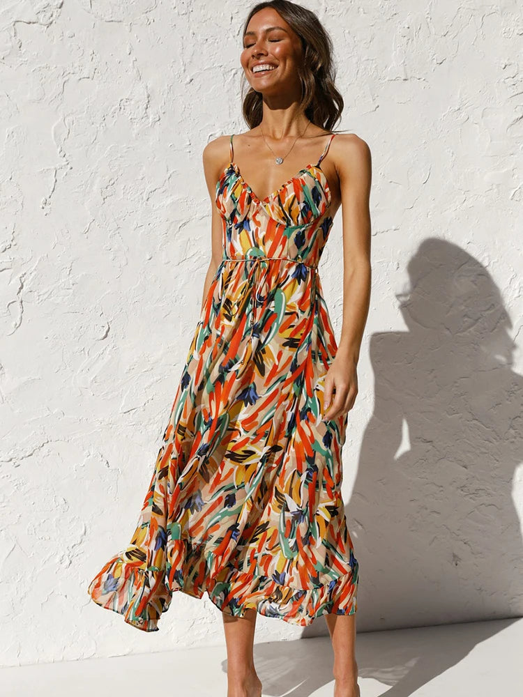 Isla Floral Print Sundress
