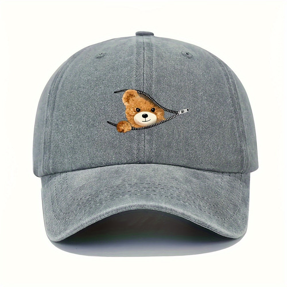 Teddy Embroidered Cap