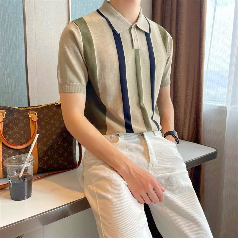 Blaine Classic Stripe Polo