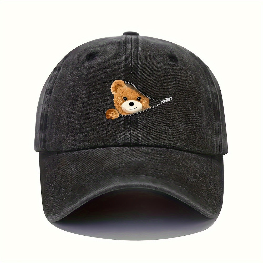 Teddy Embroidered Cap