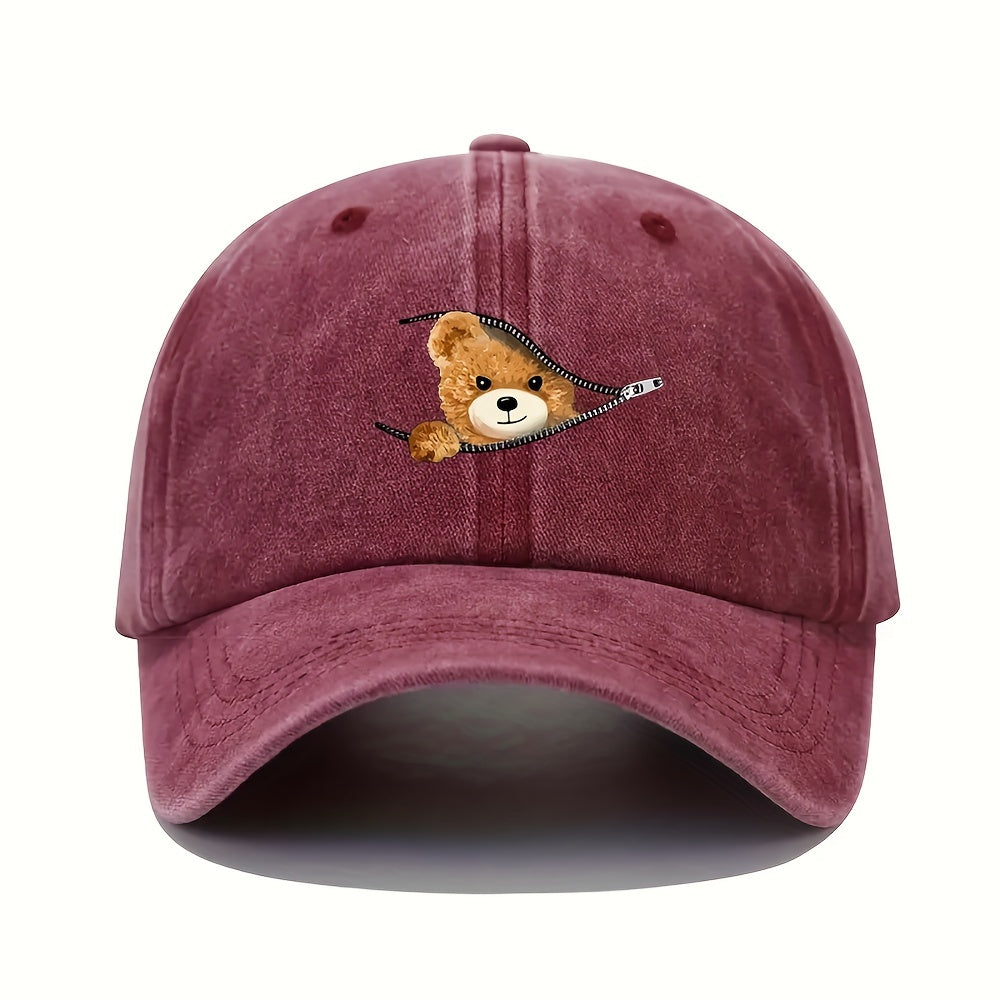 Teddy Embroidered Cap