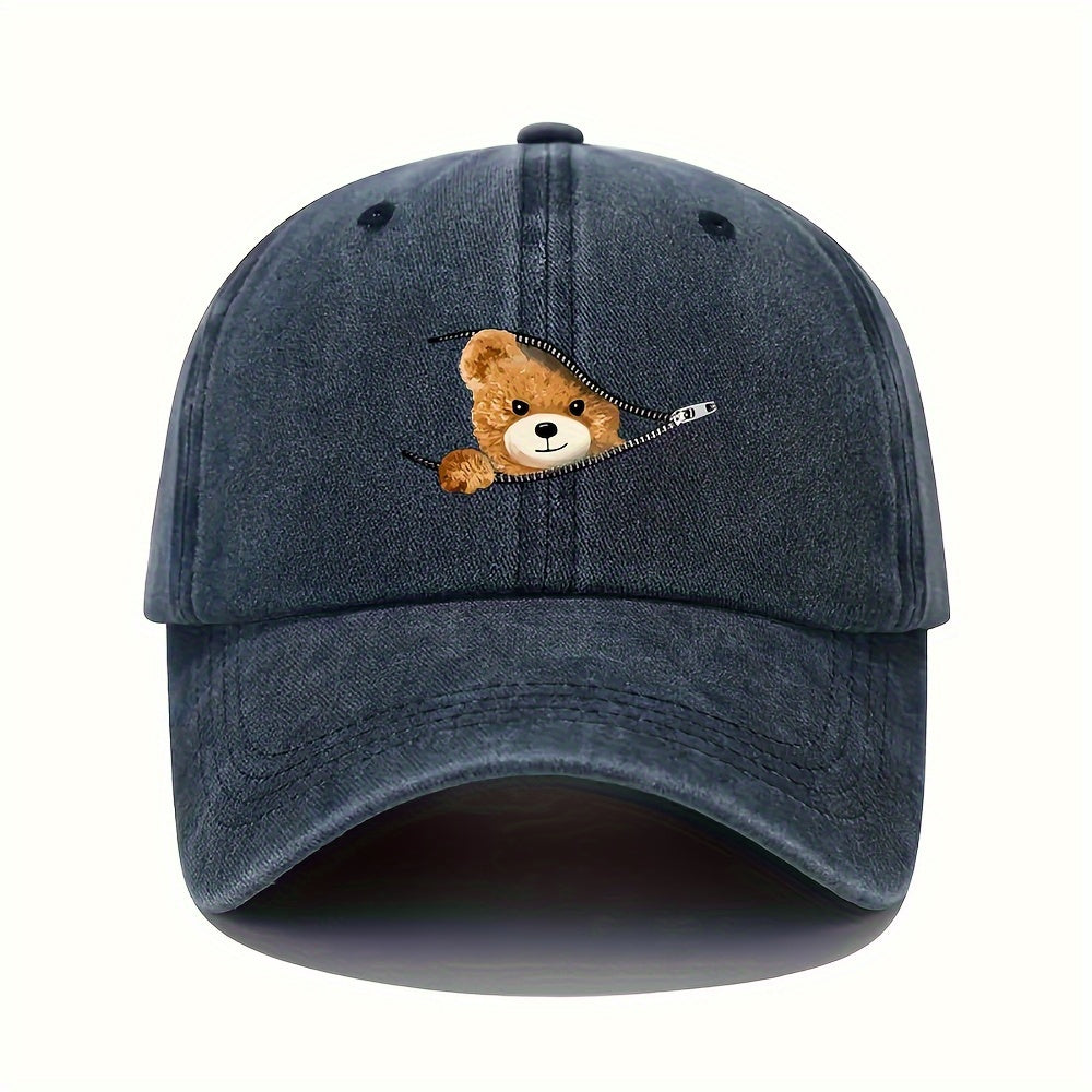 Teddy Embroidered Cap