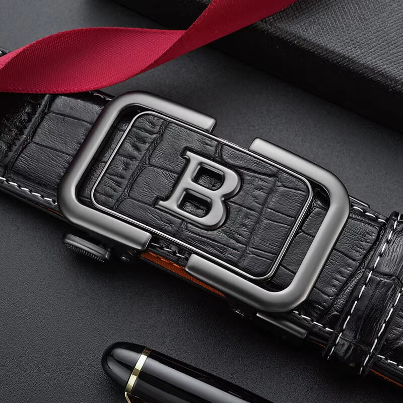 Belucio Signature Genuine Leather Belt