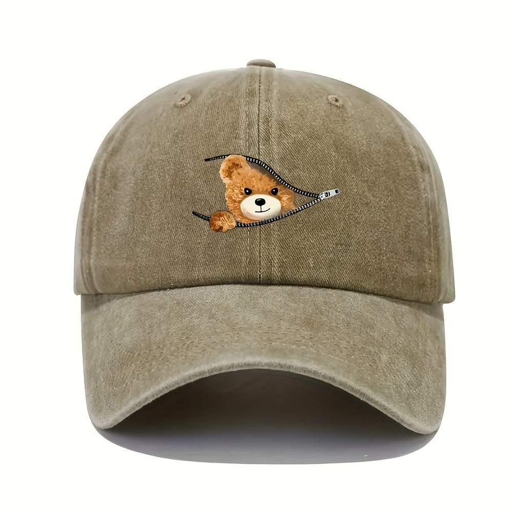 Teddy Embroidered Cap