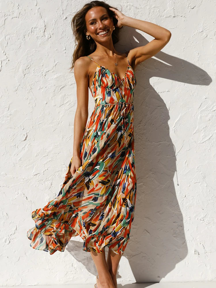 Isla Floral Print Sundress