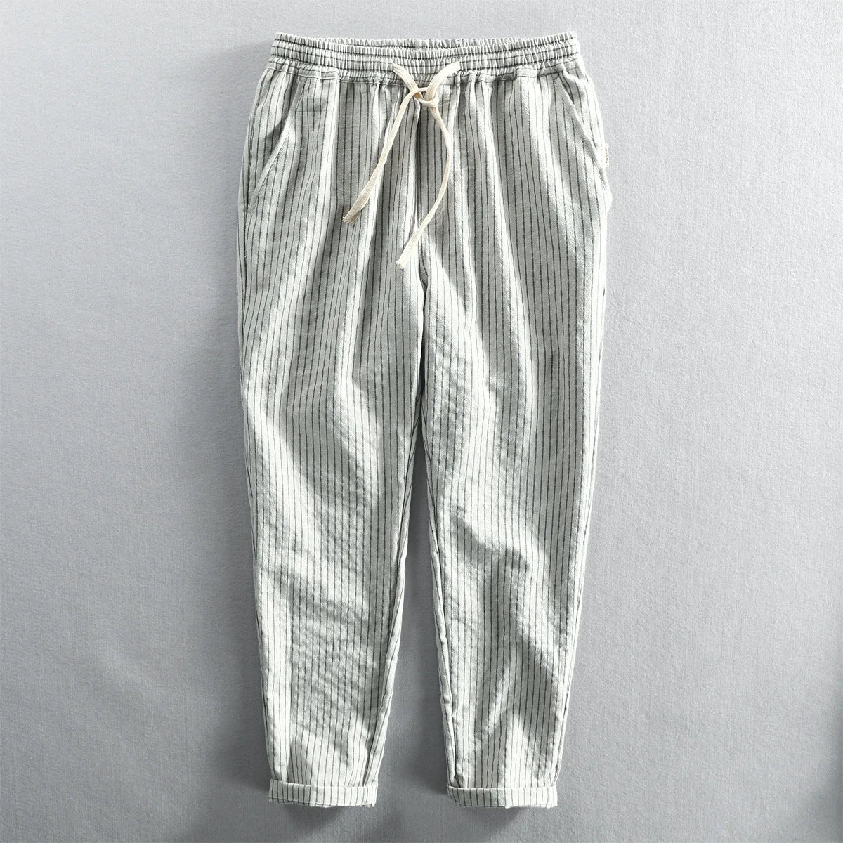 Rocco Striped Linen Pants