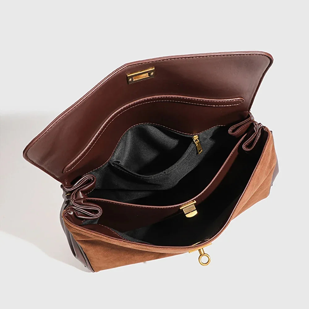 Juliette Genuine Suede Handbag