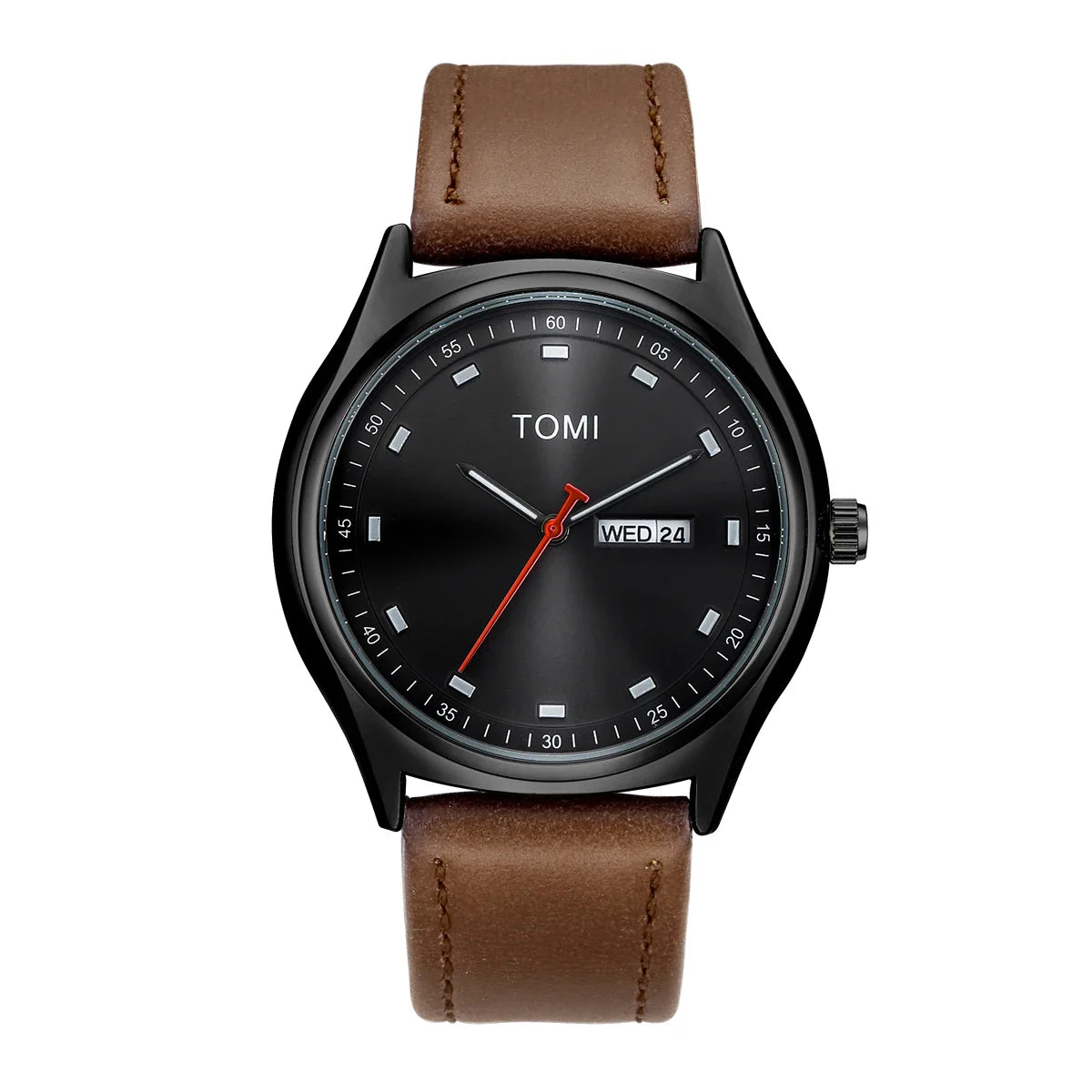 TOMI Genuine Leather Watch