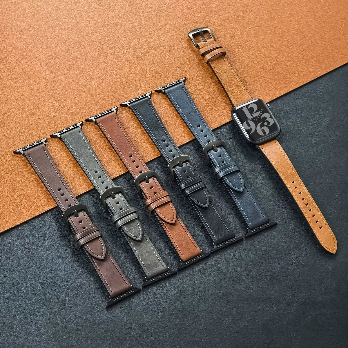 Palermo Genuine Leather Watch Band