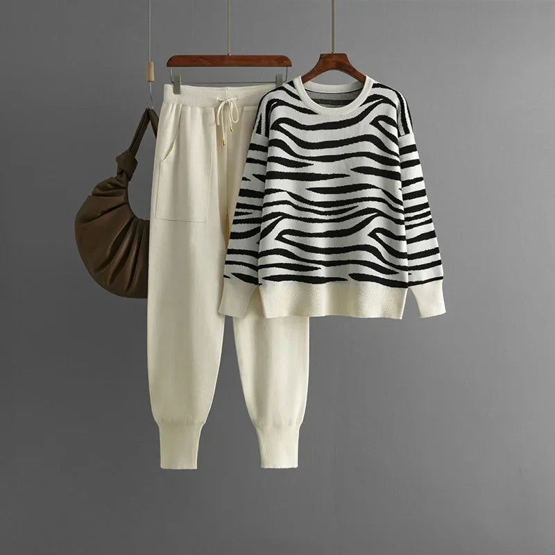 Serena Stripe Lounge Set