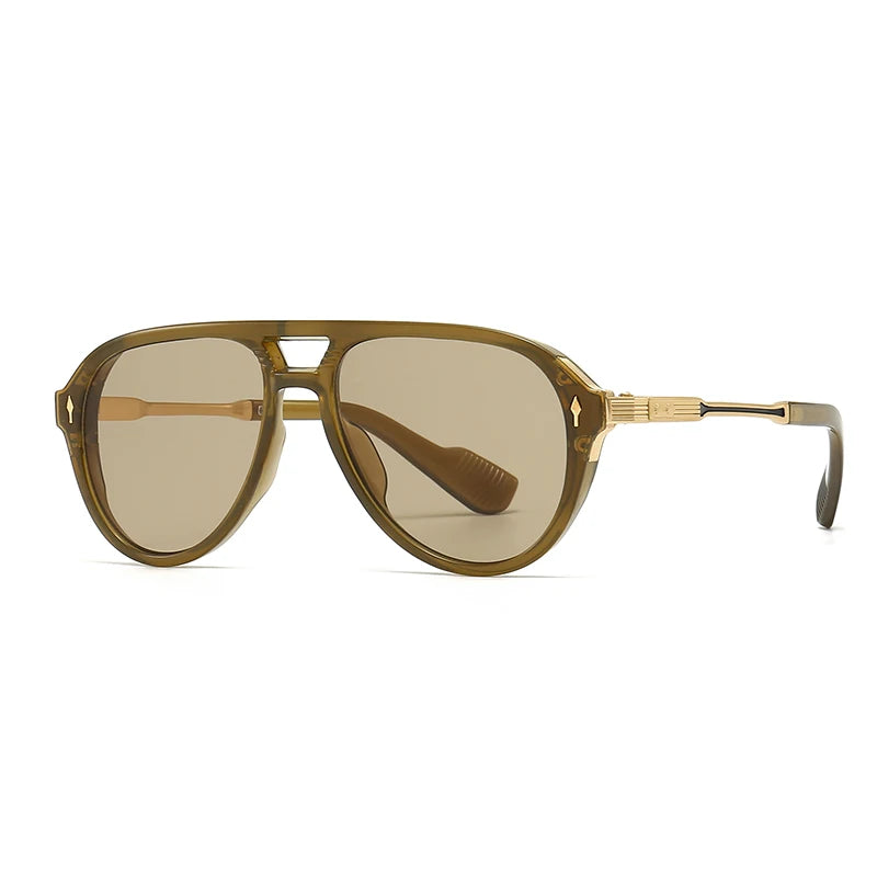 Silas Retro Aviator Glasses