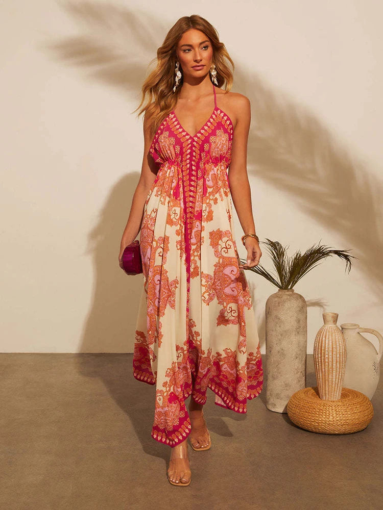 Zara Bohemian Floral Dress