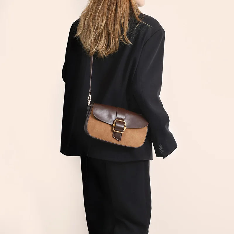 Mayfair Suede Shoulder Bag