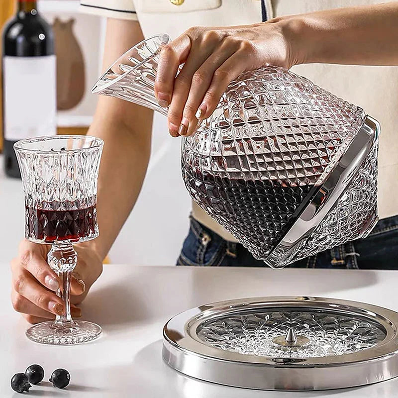 Sommelier’s Crystal Decanter