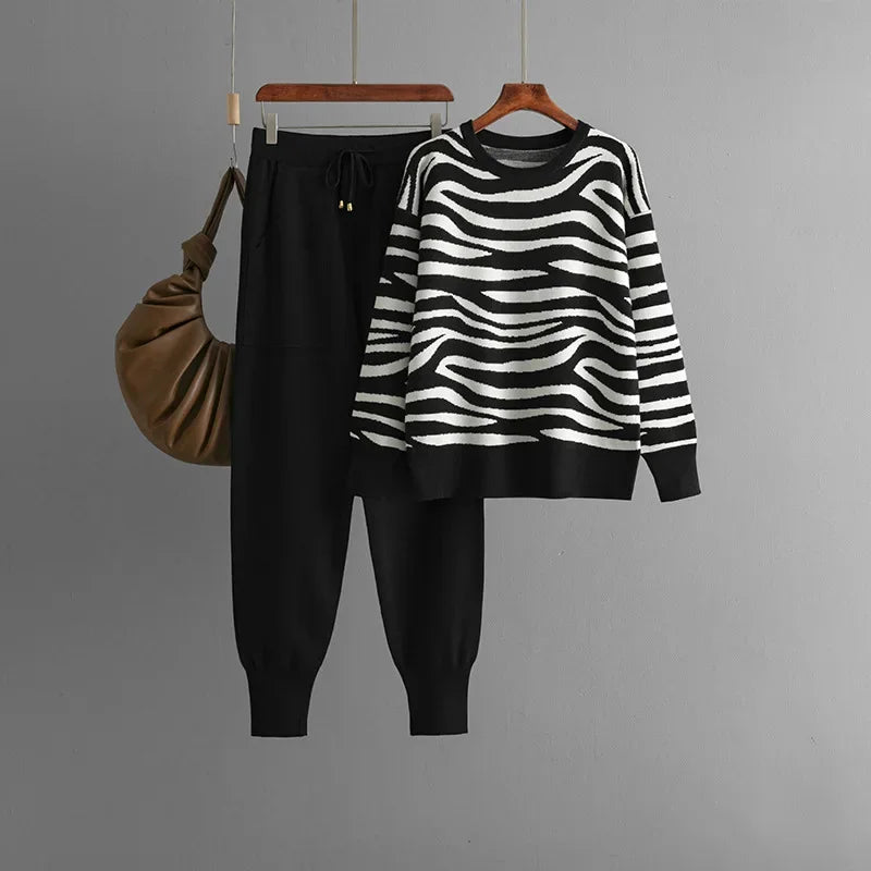 Serena Stripe Lounge Set
