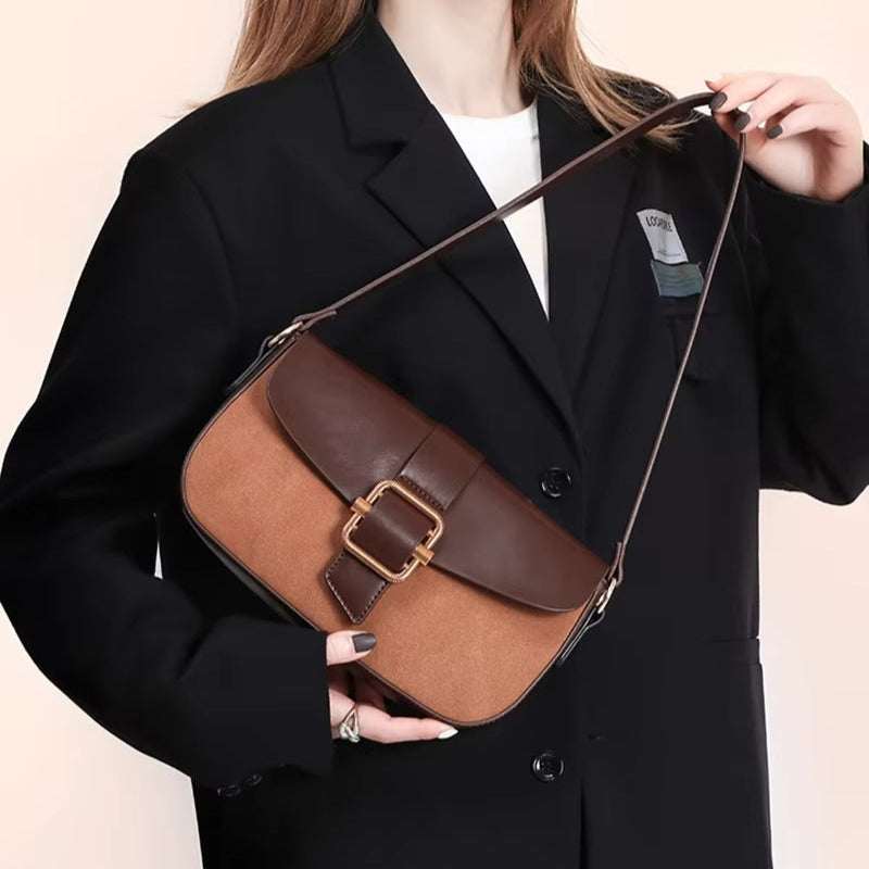 Mayfair Suede Shoulder Bag
