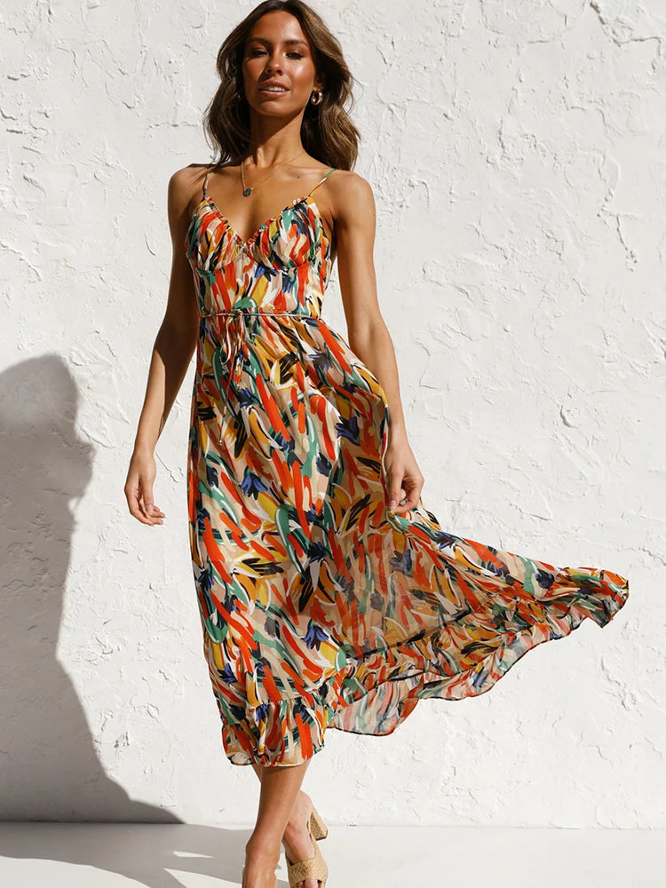 Isla Floral Print Sundress