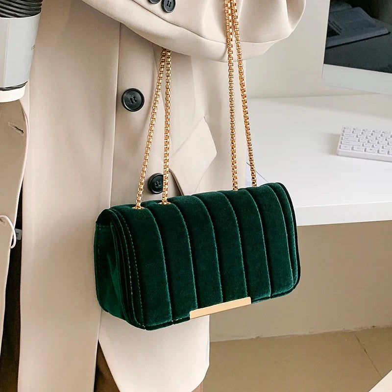 Sophia Velveteen Handbag