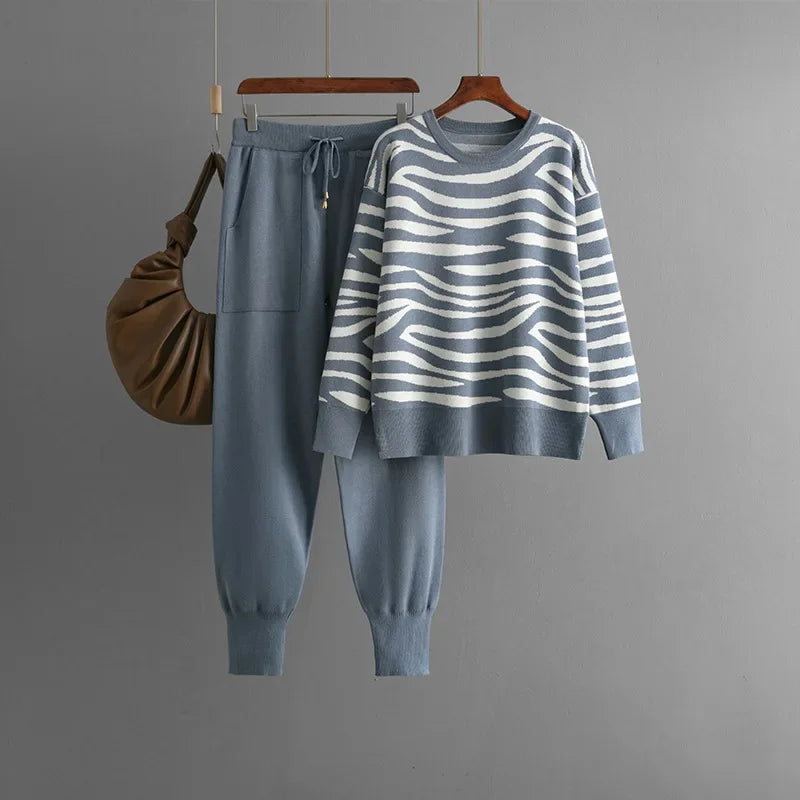 Serena Stripe Lounge Set