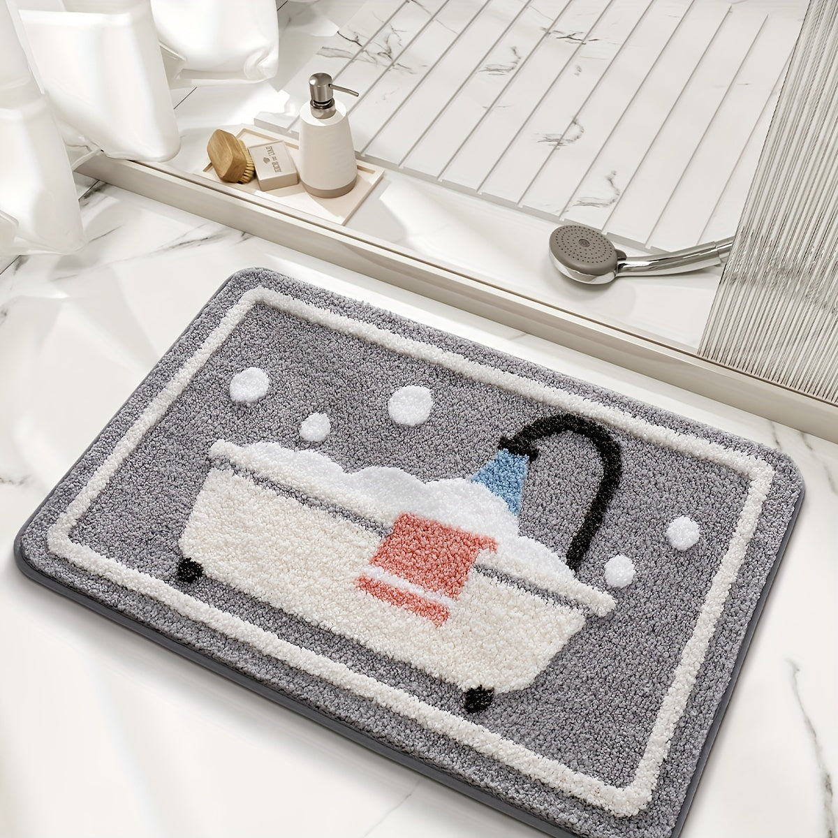 Plush Comfort Bath Mat
