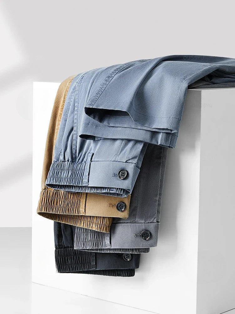 Liam Relaxed Fit Cotton Pants