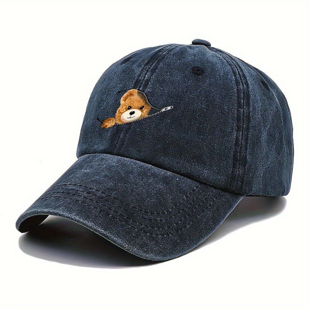 Teddy Embroidered Cap