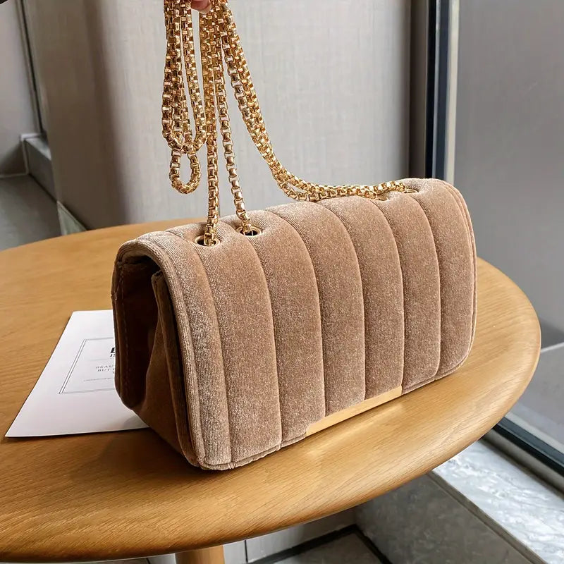 Sophia Velveteen Handbag