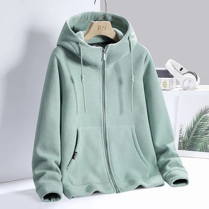 Elodie Fleece Zip-Up Hoodie