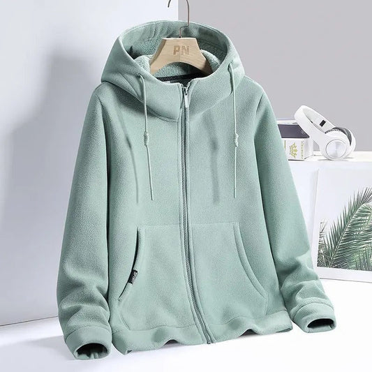 Elodie Fleece Zip-Up Hoodie