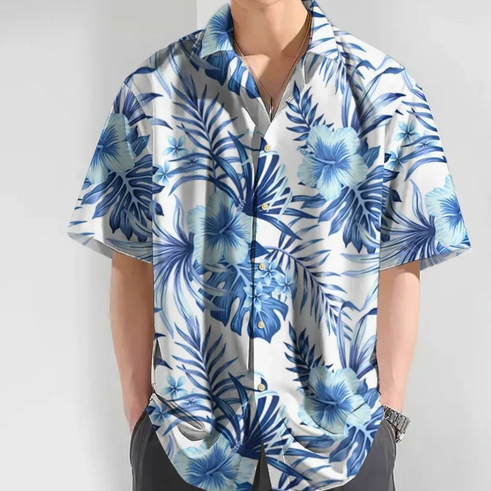 Veracruz Tropical Print Shirt