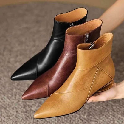 Veronica Leather Bootie