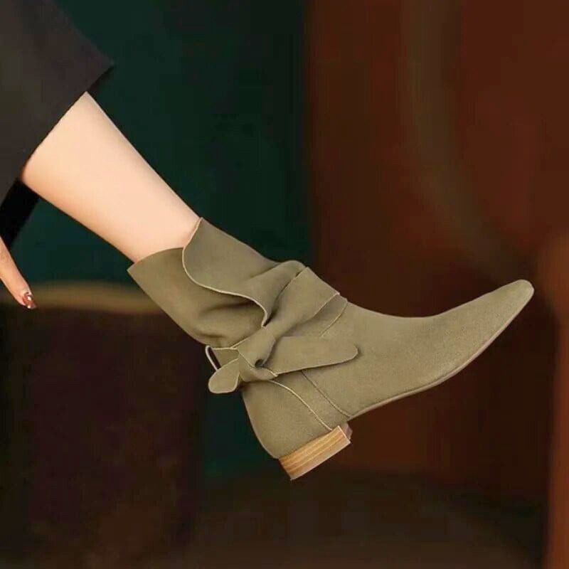 Vivienne Suede Booties