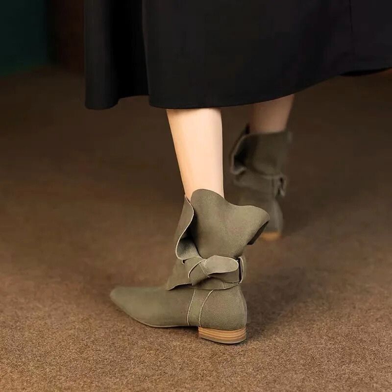 Vivienne Suede Booties