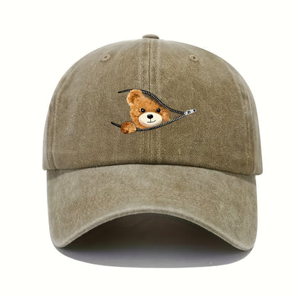 Teddy Embroidered Cap