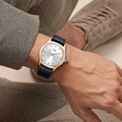 TOMI Genuine Leather Watch