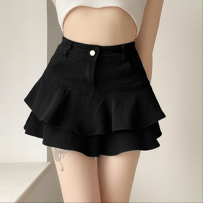 Rhea Denim Skort