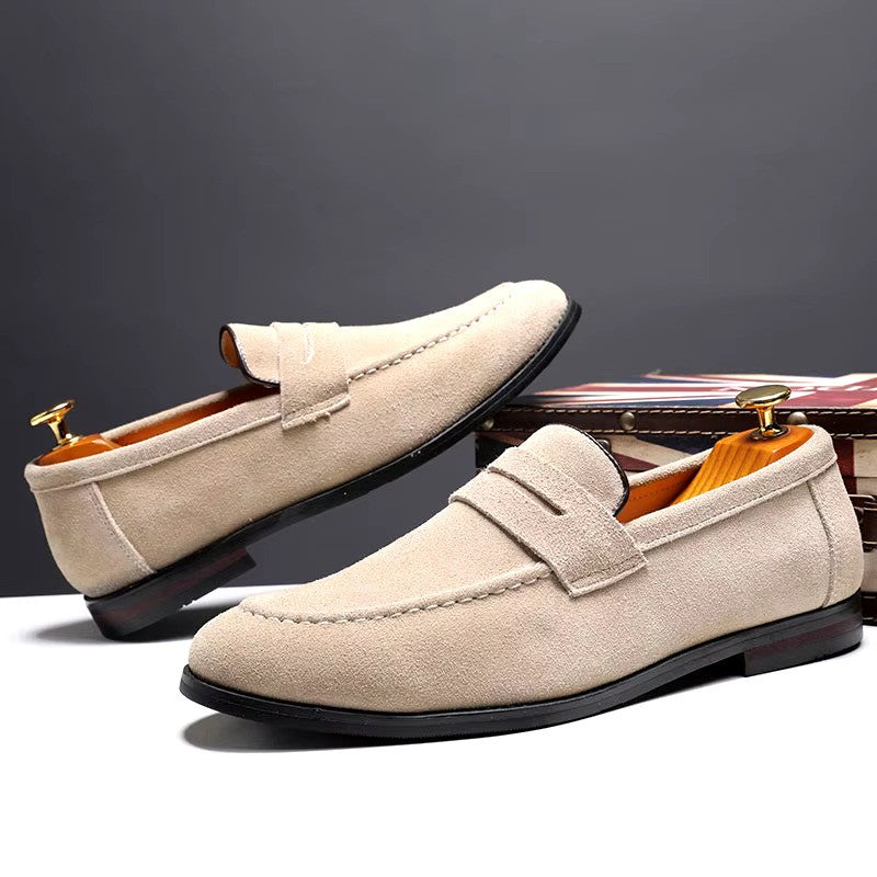 Marlow Genuine Suede Penny Loafers