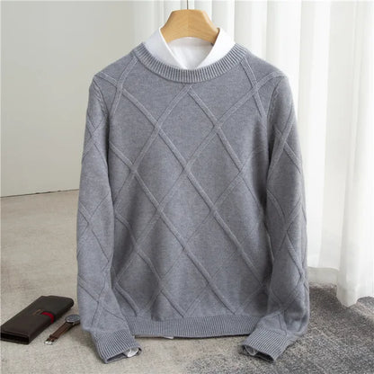 Vicenzo Cashmere Diamond Sweater