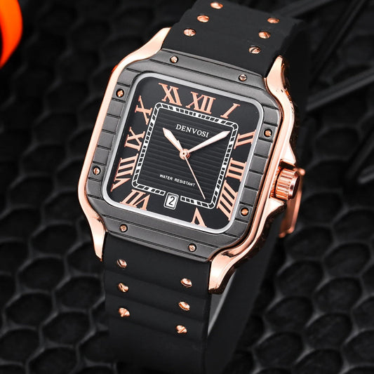 Denvosi Square Chrono Watch