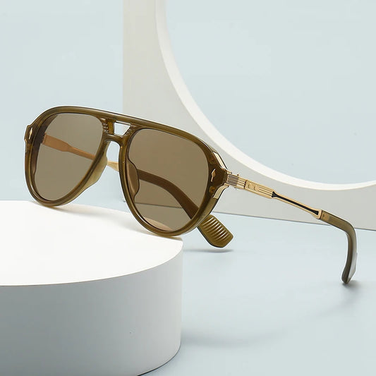 Silas Retro Aviator Glasses