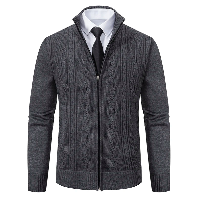 Aristo Knit Zipper Cardigan