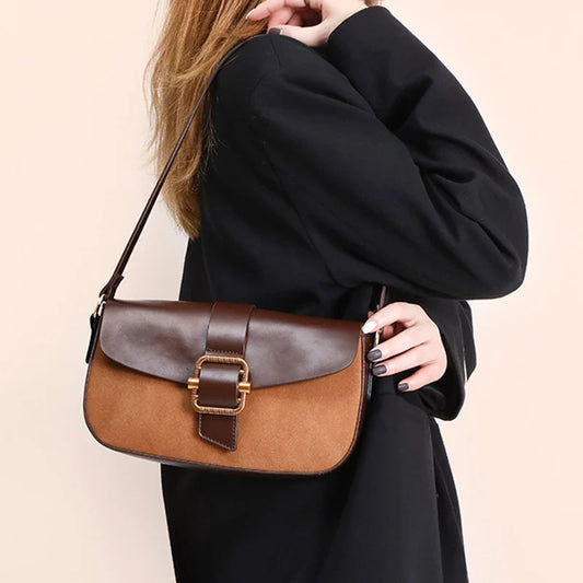 Mayfair Suede Shoulder Bag