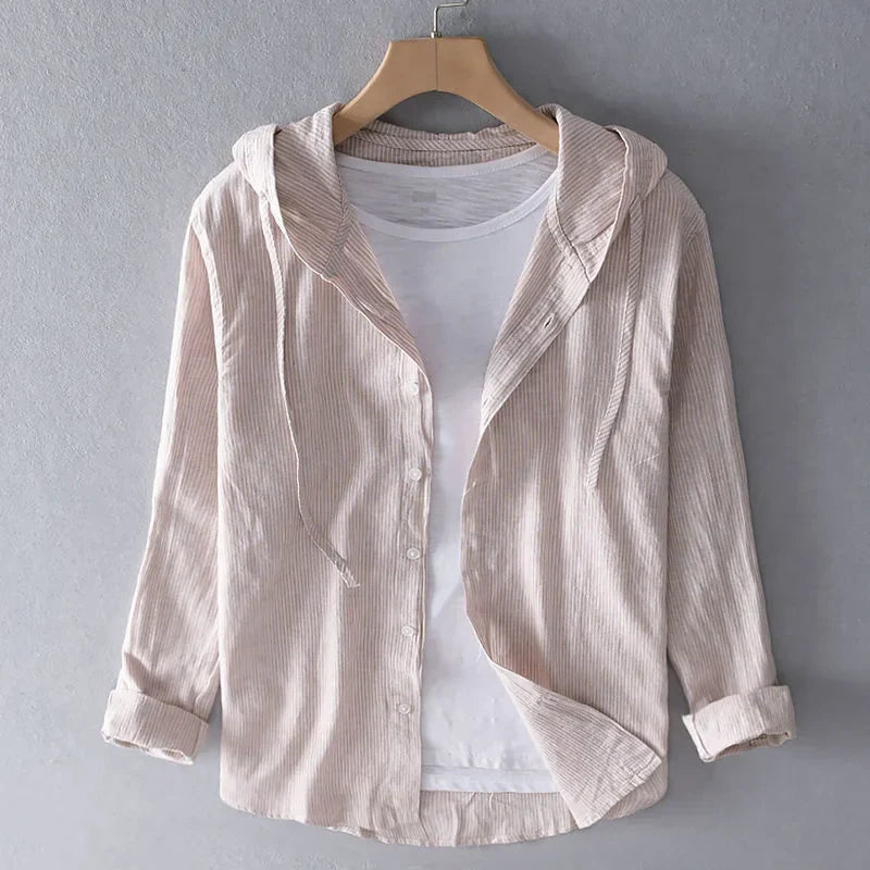 Casual Linen Hoodie