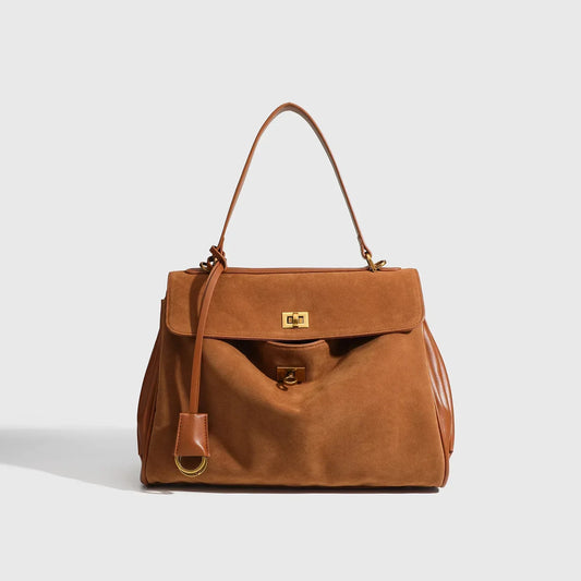 Juliette Genuine Suede Handbag