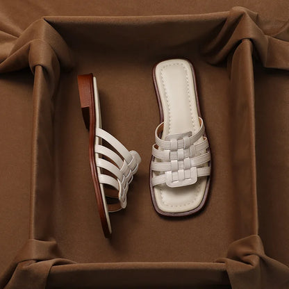 Solea Woven Leather Sandal
