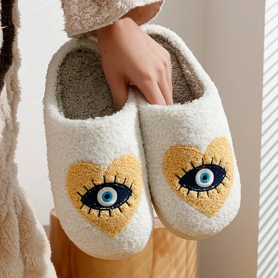 Dreamy Evil Eye Slippers