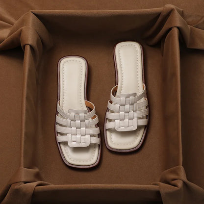 Solea Woven Leather Sandal
