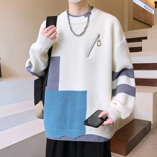 City Patchwork Sweater