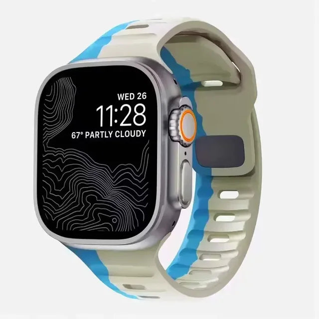 Dakota Silicone Apple Watch Band